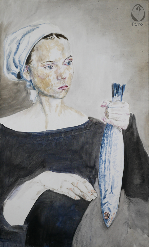 oil on canvas - olio su tela di Piro